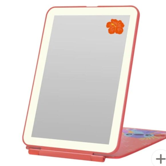 Impressions X Disney's Lilo & Stitch Touch Pad Mini Tri Tone LED Makeup Mirror - Picture 2 of 9